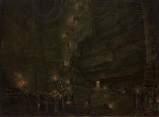 Pond in the Salt Mine at Wieliczka, c1850. Creator: Teodor Baltazar Stachowicz.