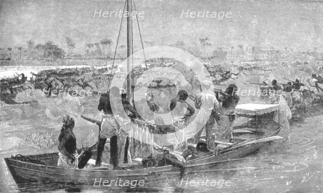 'The Graphic' Stanley Number; Bangala Courtesies, fight with the Bangala', 1890. Creator: Unknown.