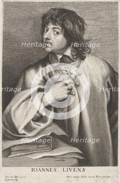 Jan Lievens, probably 1626/1641. Creator: Lucas Vorsterman.