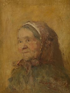 An Old Woman, 1892. Creator: Evrard Larock.