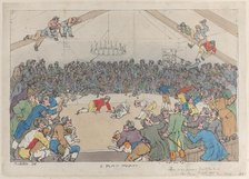 A Dog Fight, May 1, 1811., May 1, 1811. Creator: Thomas Rowlandson.