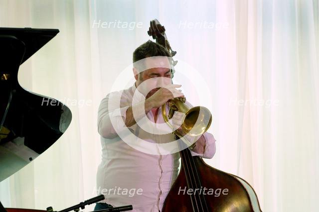 Percy Pursglove, Watermill Jazz Club, Dorking, Surrey, 2 July 2019. Creator: Brian O'Connor.