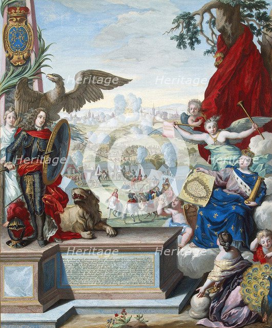 Capture of the Fortress of Douai by the Allied Troops in 1710, early 18th century.  Creator: Montalegre, Joseph de (active 1710-1715).