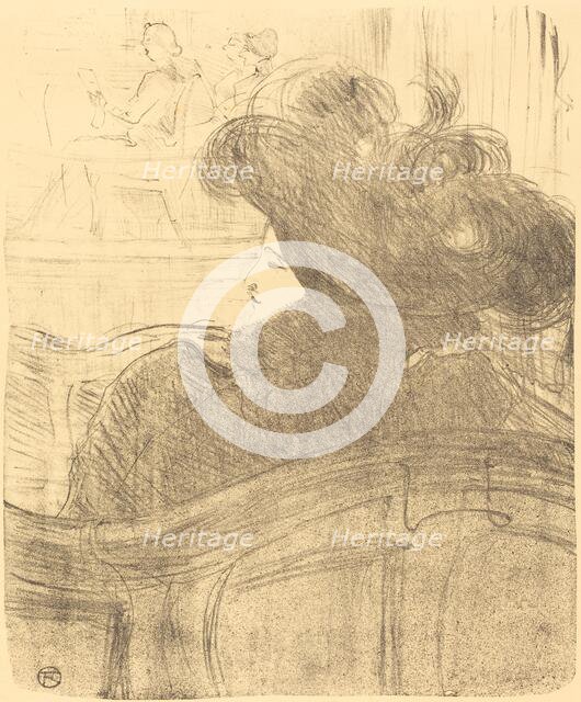 Cléo de Mérode, 1896. Creator: Henri de Toulouse-Lautrec.