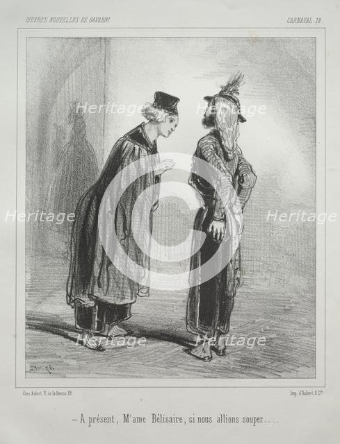 Carnaval. Creator: Paul Gavarni (French, 1804-1866).