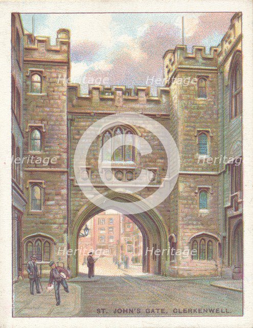 'St. John's Gate, Clerkenwell', 1929. Artist: Unknown.