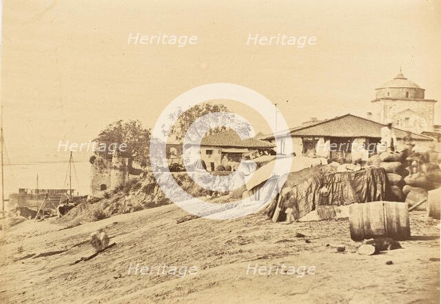 Ghat at Allahabad Fort, 1858-61. Creator: Unknown.