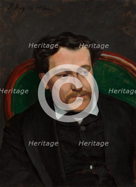 Edouard Blau, probably 1869. Creator: Frédéric Bazille.