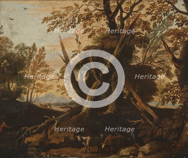 Landscape, early-mid 18th century. Creator: Andrea Locatelli.