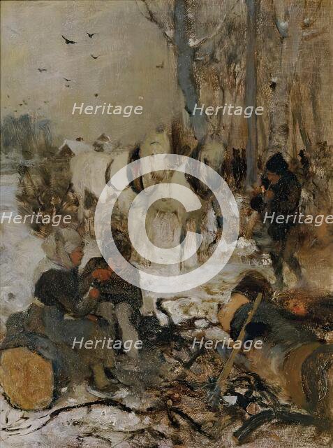 Winter, 1873. Creator: Franz Rumpler.