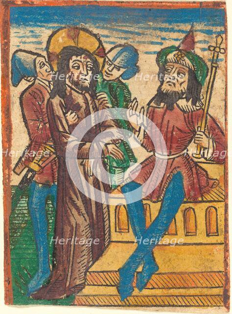 Christ before Pilate, c. 1490. Creator: Unknown.