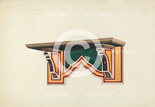 Wall Bracket, 1935/1942. Creator: Edward Jewett.