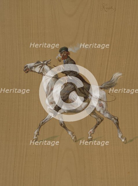 "Jew on a nag", 1868. Creator: Juliusz Kossak.