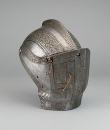 Portions of a Jousting Helmet, Milan, 1570/80. Creator: Unknown.
