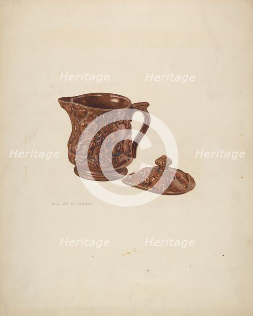 Syrup Pitcher, c. 1941. Creator: William Ludwig.