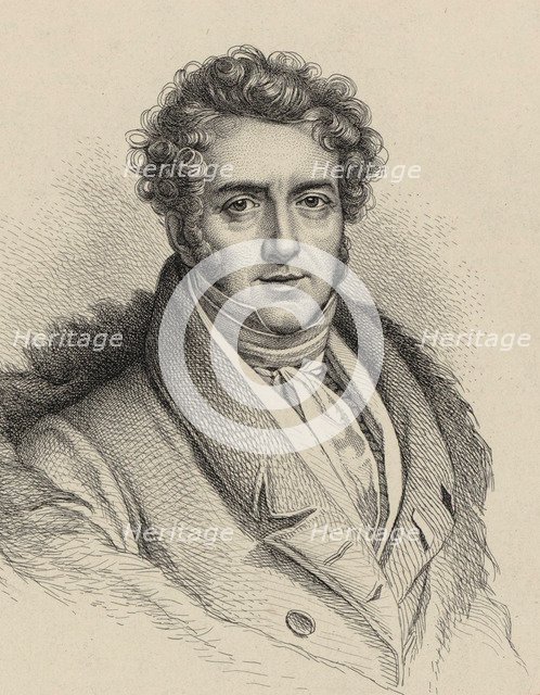 Portrait of the composer François-Adrien Boïeldieu (1775-1834).