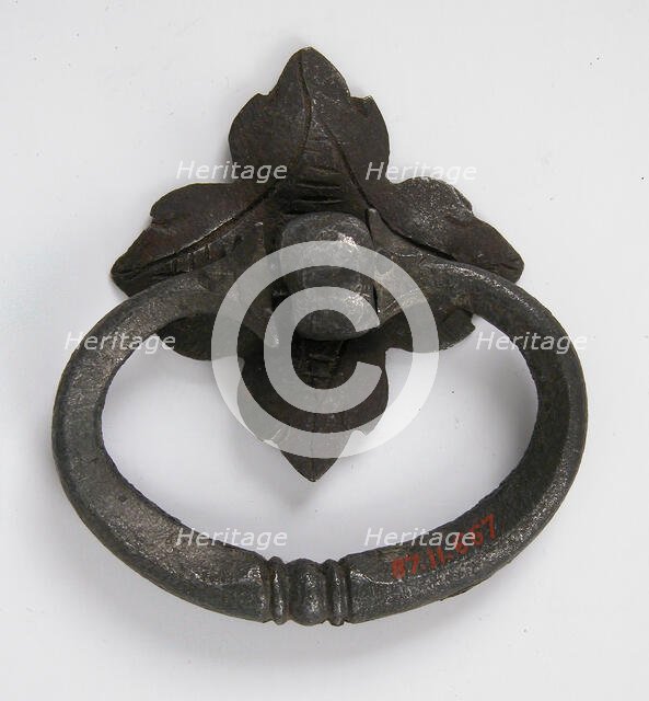 Door handle, German, early 16th century. Creator: Unknown.