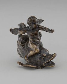 Cupid on a Dolphin, c. 1635/1660. Creator: Workshop of Francesco Fanelli.