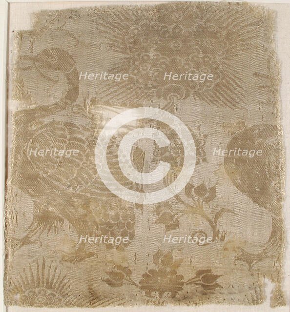 Damask, Italian, 14th century. Creator: Unknown.