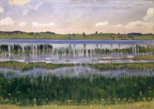 Lake Burgäschi (near Langenthal), ca 1901. Creator: Hodler, Ferdinand (1853-1918).
