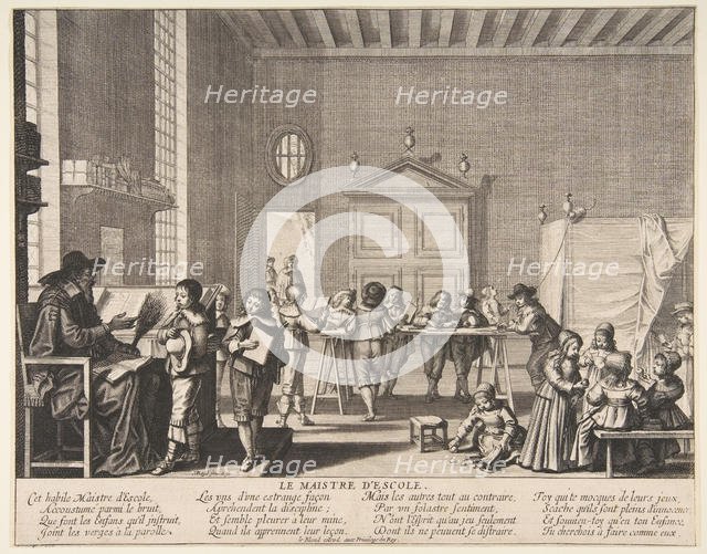 The School Master, ca. 1635-38. Creator: Abraham Bosse.