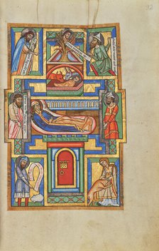 The Nativity; Stammheim Missal, probably 1170s. Creator: Unknown.