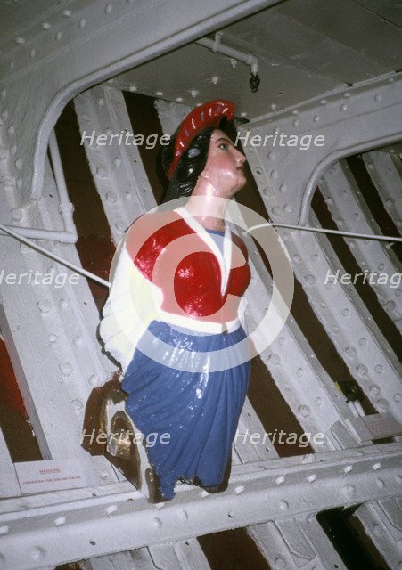 Marianne, figurehead from a French Grand Banks fishing boat. Artist: Unknown