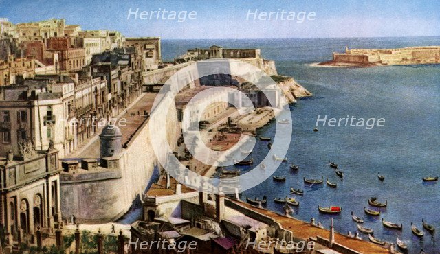 Valletta, Malta, c1930s. Artist: Unknown