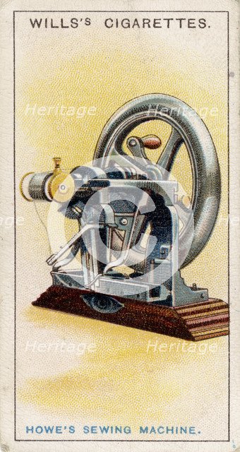First lock-stitch sewing machine, [1915]. Artist: Unknown