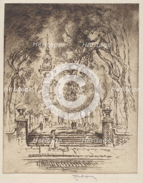 The Square, Independence Square, Philadelphia, 1920. Creator: Joseph Pennell.