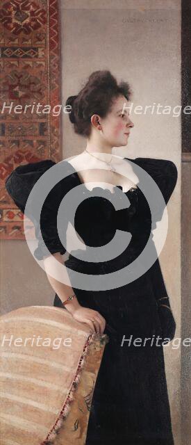 Portrait of a Lady, c1894. Creator: Klimt, Gustav (1862-1918).