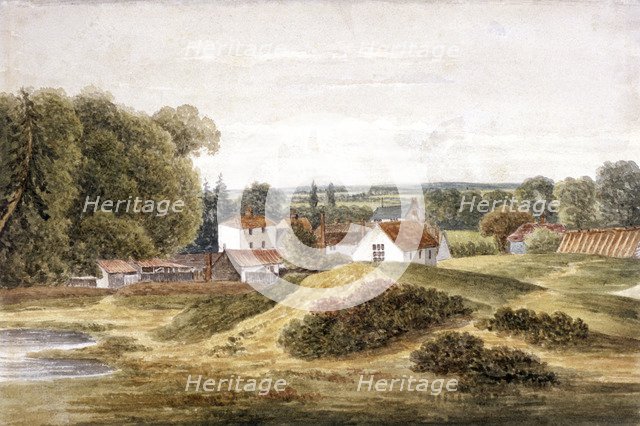 The Spaniards Inn, Hampstead Heath, Hampstead, London, c1820. Artist: John Cawthorn