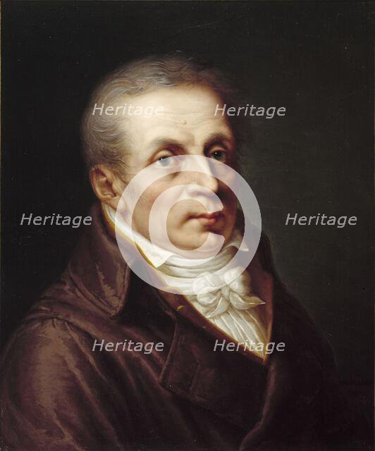 Portrait of Ignace Vanlerberghe (1758-1819), banker and army supplier, 1819. Creator: Guillaume-Désiré-Joseph Decamps.