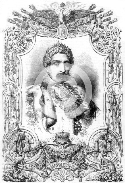 Napoleon III, Emperor of France, 1853. Artist: Unknown