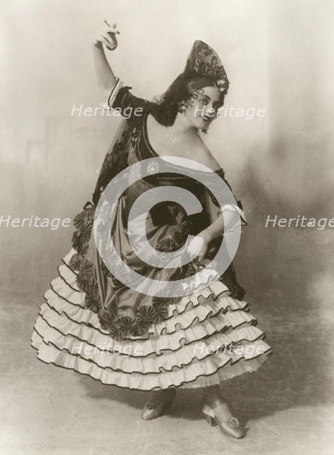 Swedish actress, Ebon Strandin (1894-1977), as Carmen in Geoges Bizet's 1922 opera.
 Creator: Unknown.