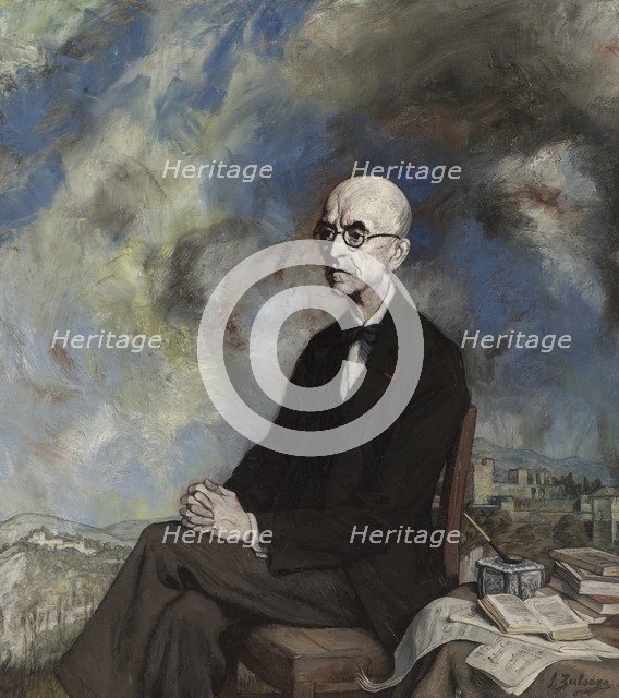 Portrait of the Composer Manuel de Falla (1876-1946), 1932.