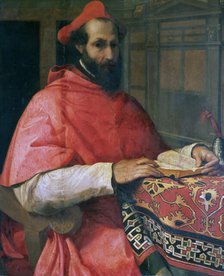 Portrait of Cardinal Marcello Cervini degli Spannocchi (1501?1555), Second Quarter of the 16th centu Creator: Jacopino del Conte (1510-1598).