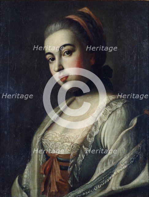 Portrait of Countess Anna Vorontsova (1743-1769), 1761. Artist: Antropov, Alexei Petrovich (1716-1795)