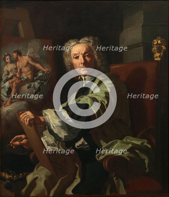 Self-portrait, c1715-1720. Creator: Solimena, Francesco (1657-1747).