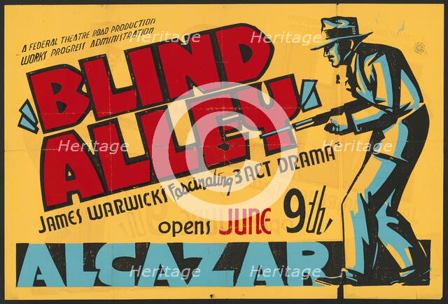 Blind Alley, San Francisco, 1937. Creator: Unknown.