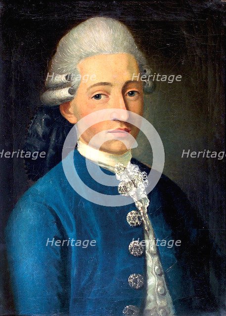 Portrait of a Young Man (Wolfgang Amadeus Mozart), 1772. Artist: Delahaye, J. B. (active 18th century)