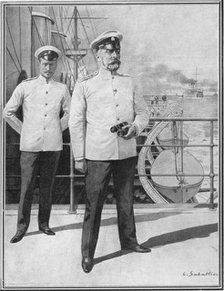 Admiral Rozhestvensky, Russian Commander, Russo-Japanese War, 1904-5. Artist: Unknown