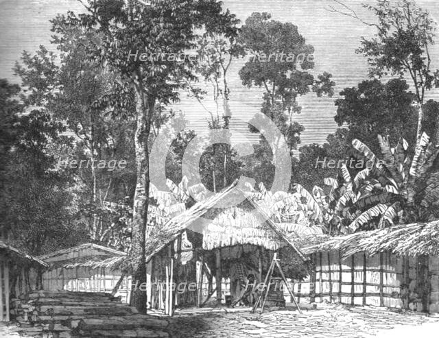 ''A village on the Gaboon; The Gaboon.', 1875. Creator: Unknown.