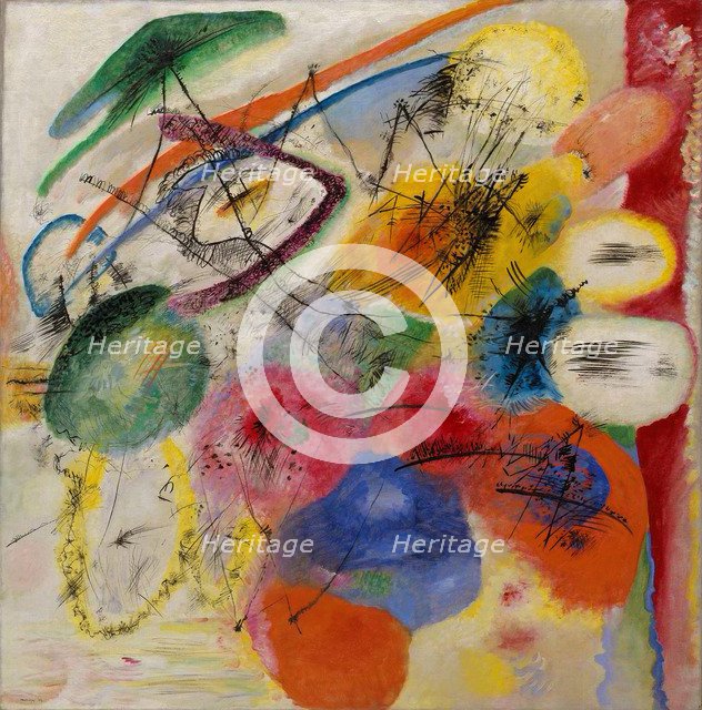 Black Lines (Schwarze Linien), 1913.