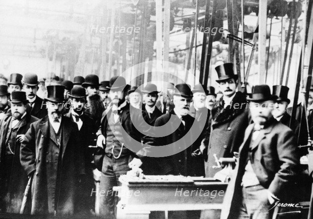 The machine shop at the Daimler works, Coventry, Warwickshire, 1899. Artist: Unknown