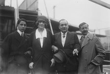 E. Caruso Jr., Caruso & wife, G. Setti, between c1915 and c1920. Creator: Bain News Service.