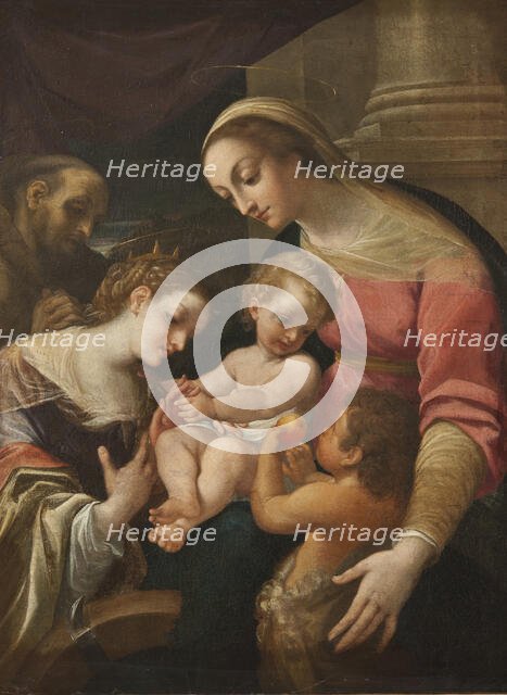 The Mystic Marriage of St Catherine. Creator: Lodovico Carracci.