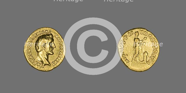 Aureus (Coin) Portraying Emperor Antoninus Pius, 138. Creator: Unknown.