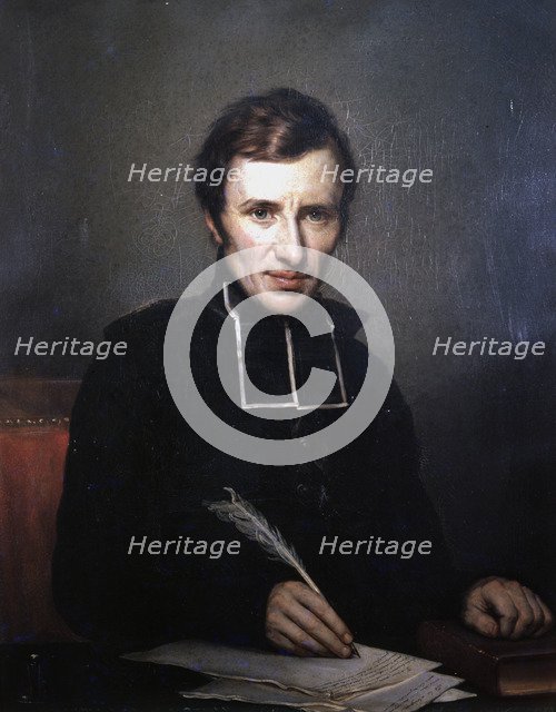 'Hughes Felicite Robert de Lamennais', (1782- 1854)', 1827. Artist: Paulin Jean Baptiste Guerin