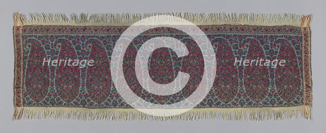 Shawl Border Fragment, India, 1815/20. Creator: Unknown.